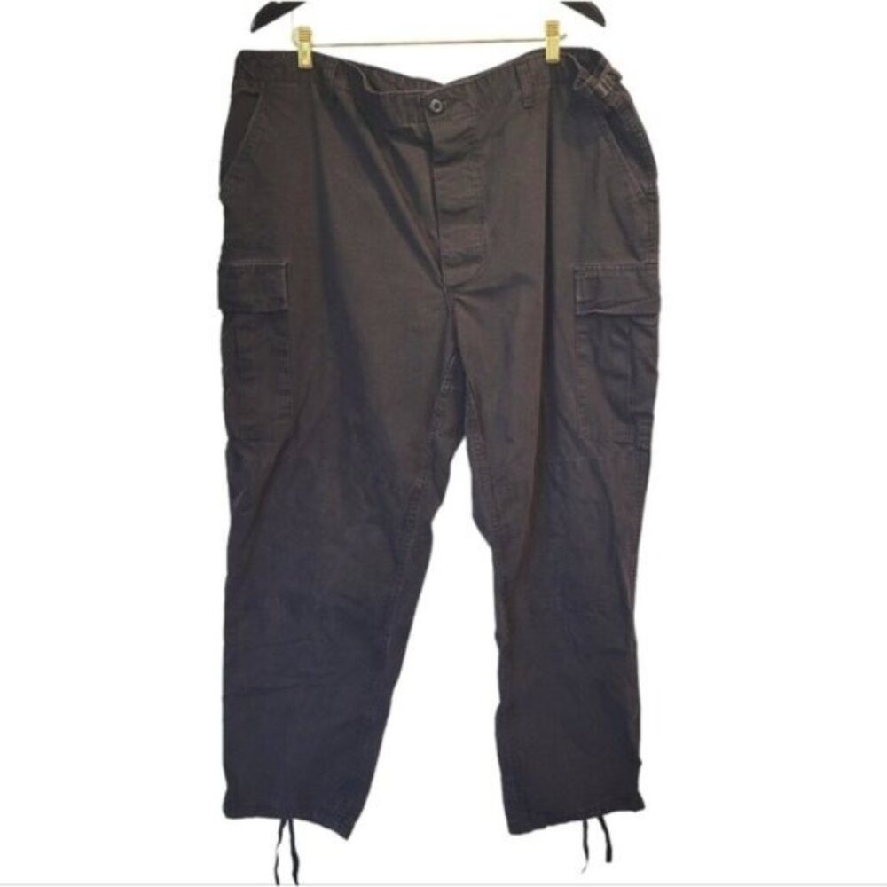 Tru - Spec | Men's Tactical Cotton Cargo Pockets Utility Pants Black